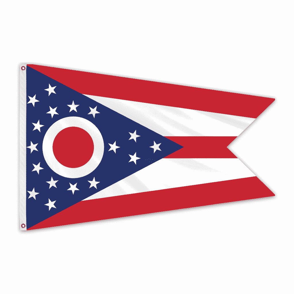 Ohio Outdoor Nylon Flag 2'x3'