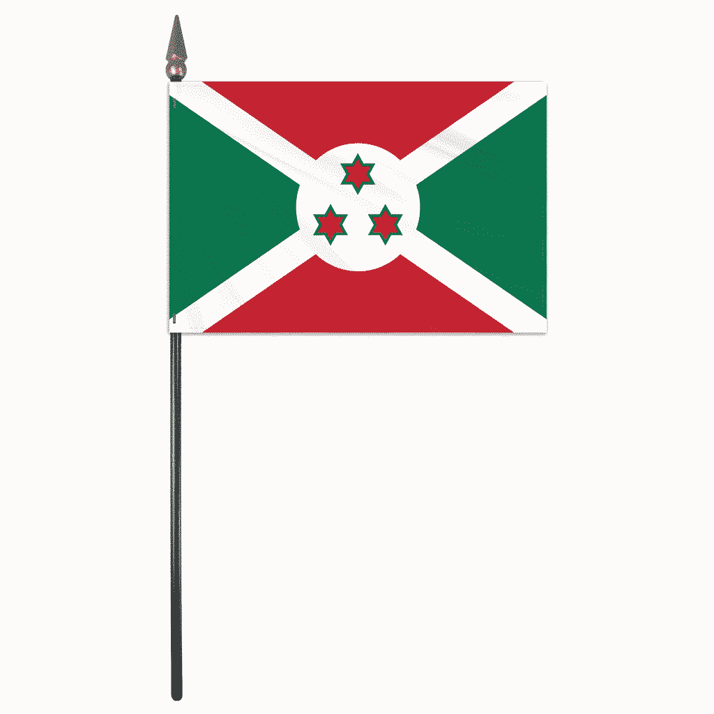 Burundi Stick Flag 4