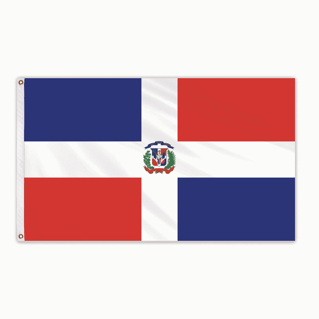 Dominican Republic Outdoor Fly Bright Flag Wseal 3x5