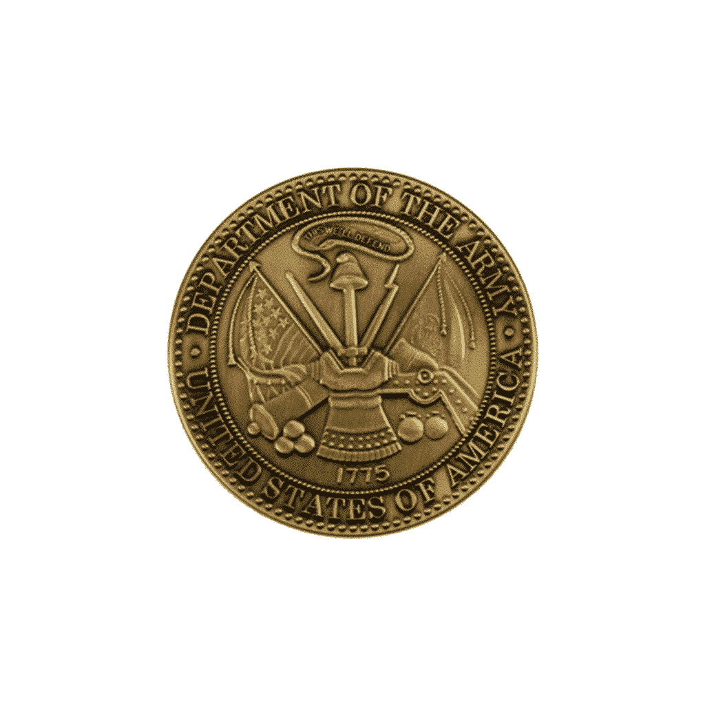 Space Force Brass service medallion